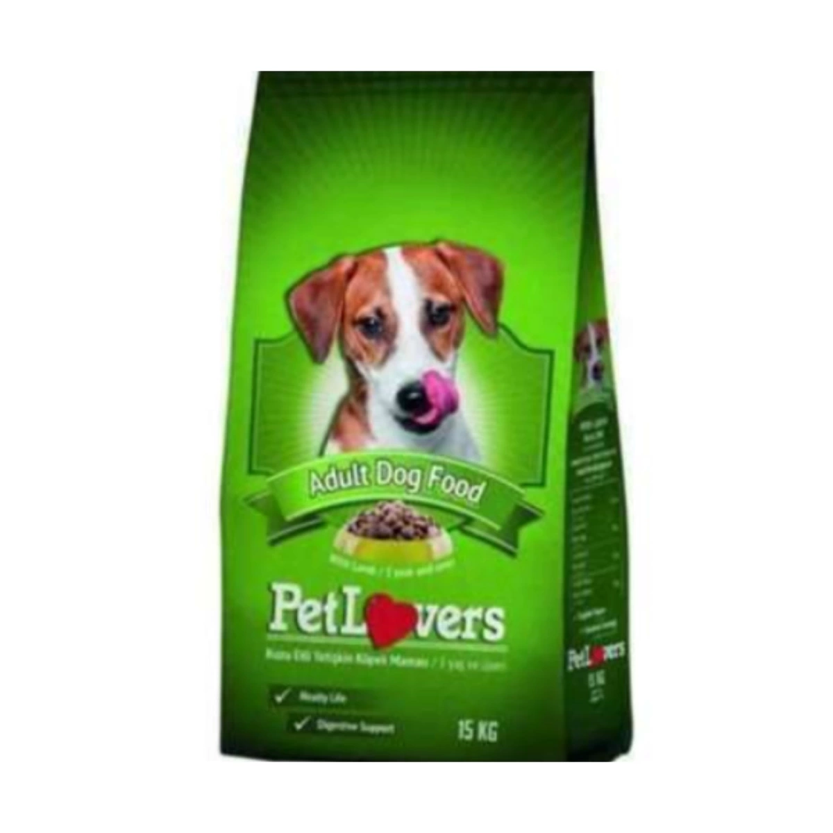 Petlovers Kuzulu Yetişkin Köpek Maması 15 Kg