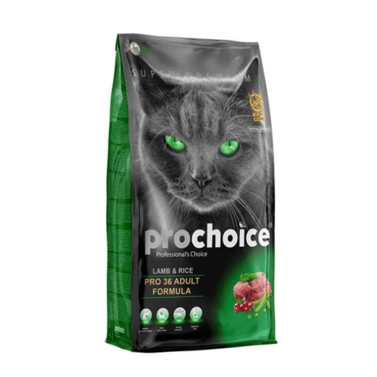 Prochoice Pro36 Kuzu Etli Pirinçli Yetişkin Kedi Maması 15 Kg