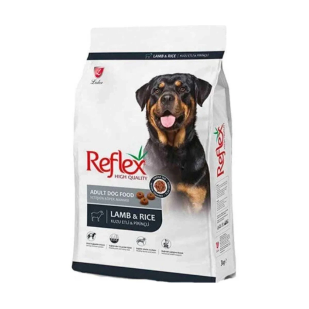 Reflex Kuzu Etli Pirinçli Yetişkin Köpek Maması 15 Kg