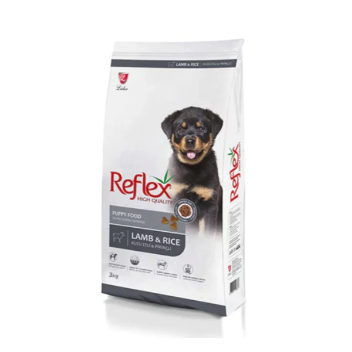 Reflex Kuzu Etli ve Pirinçli Yavru Köpek Maması 3 Kg