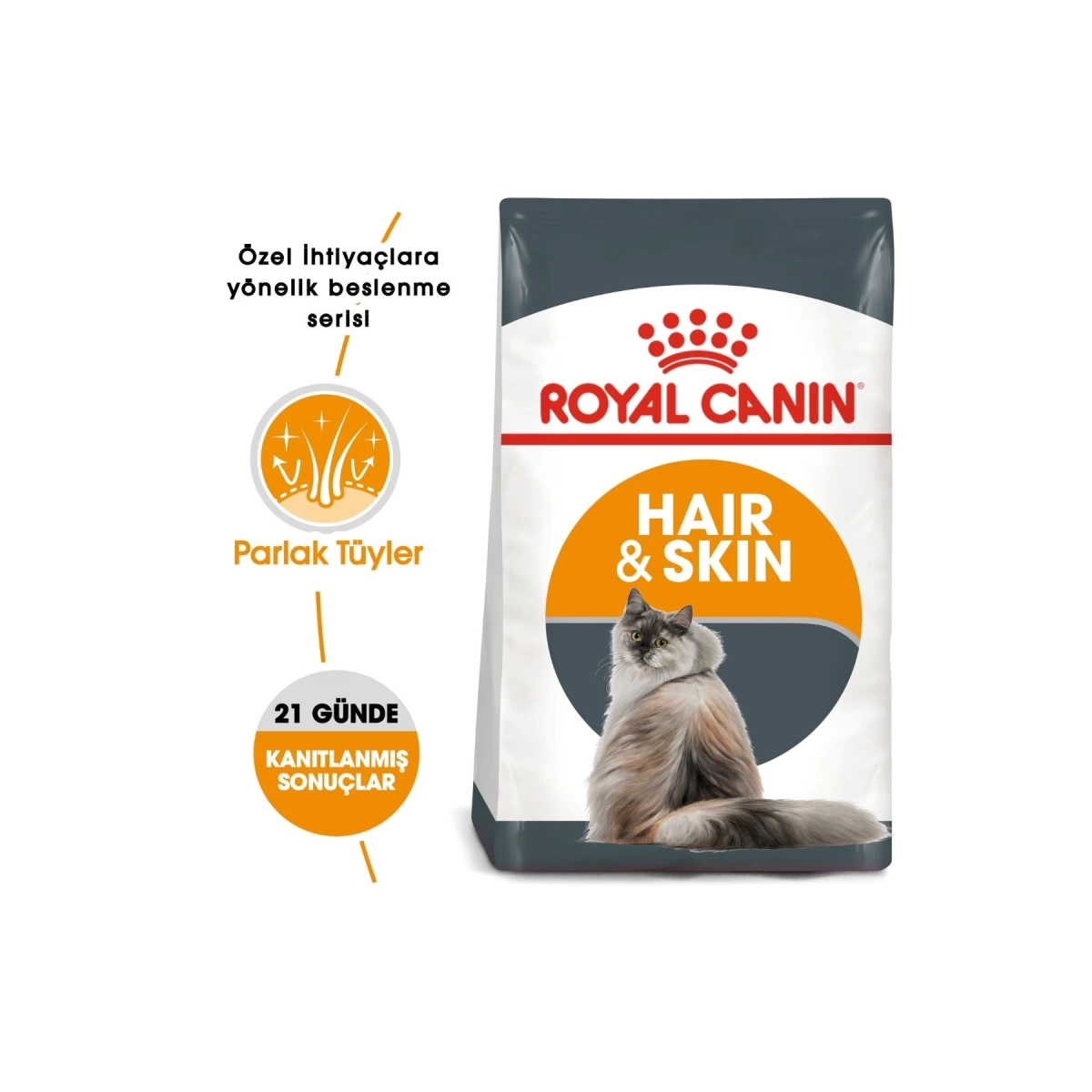 Royal Canin Hair & Skin Yetişkin Kedi Maması 4 Kg