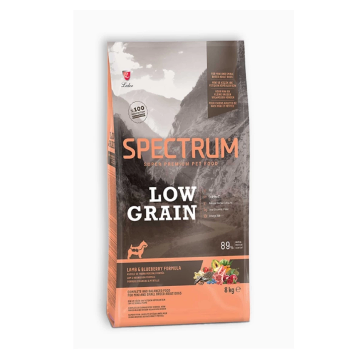 Spectrum Kuzulu Yaban Mersinli Küçük Irk Yetişkin Köpek Maması 8 Kg