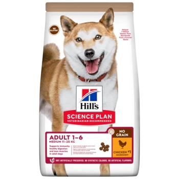 Hills Tahılsız Medium Orta Irk Tavuklu Yetişkin Köpek Maması 2.5 Kg