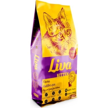 Liva Tavuklu Yavru Kedi Maması 15 Kg