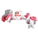Flamingo 2 Düğümlü Diş İpi Köpek Oyuncağı 45cm (Karışık Renkli)