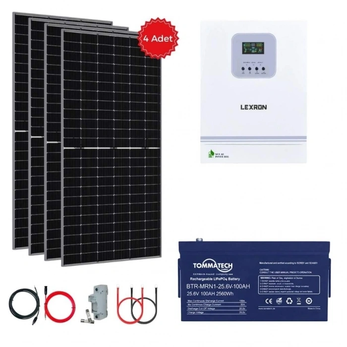 Lexron 3 kW Hazır Solar Paket
