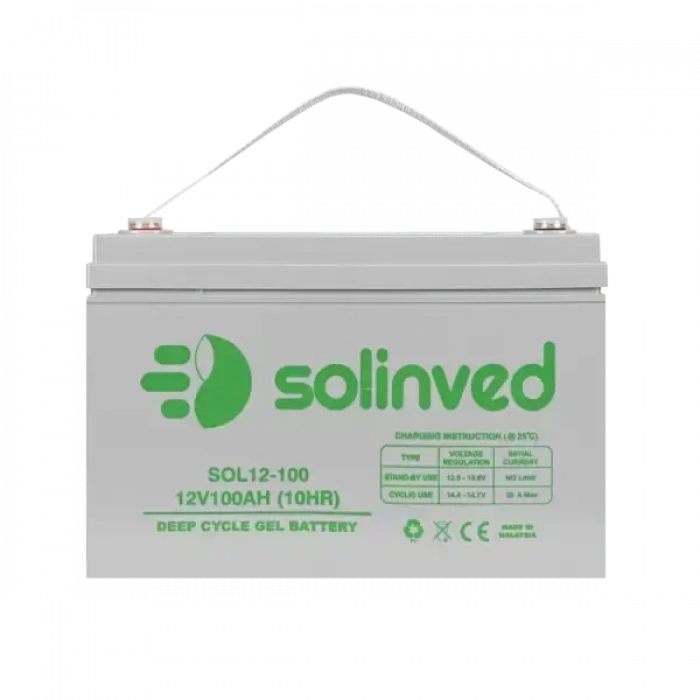 Solinved 12v 100Ah Jel Akü