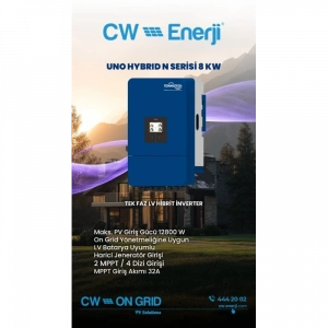 TommaTech Uno N Serisi 8kW LV Hibrit İnverter