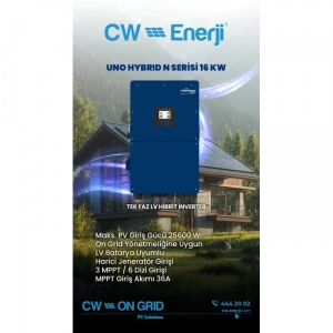 TommaTech Uno Hybrid N 16kW Tek Faz İnverter