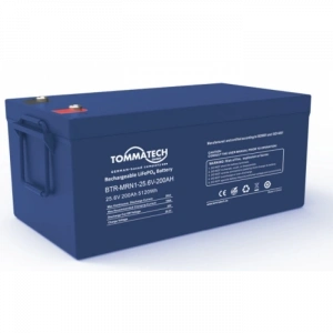 TommaTech ABS+PC Kasa 25.6V-200AH LFP Marine Batarya