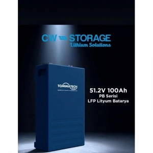 TommaTech PB Serisi 51.2V 100Ah LFP Lityum Batarya