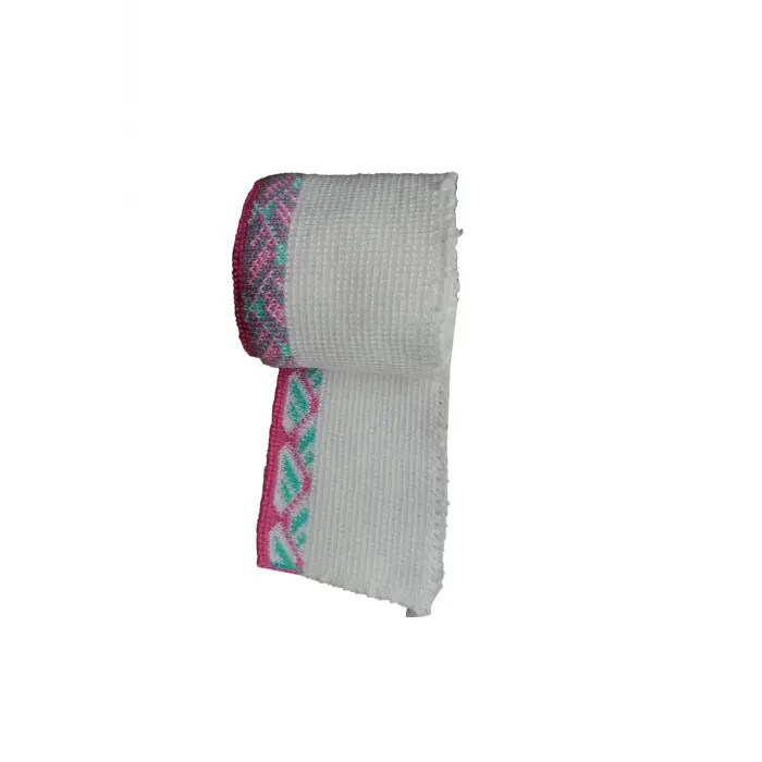 2 Adet Ribana Bant Tek Taraflı Kullanıma Uygun – Beyaz Pembe Mint T 540