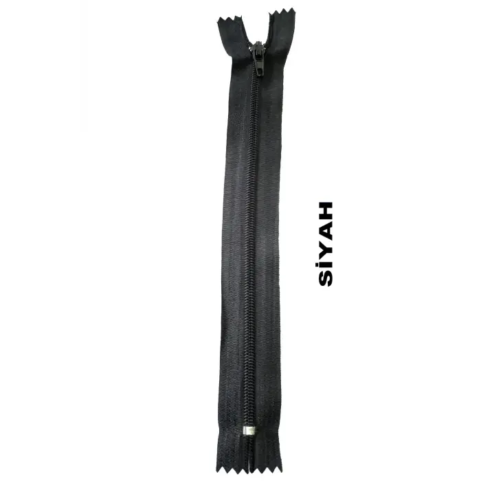 20 Adet Fermuar – 18 Santim Boyunda Siyah Pantalon Fermuarı