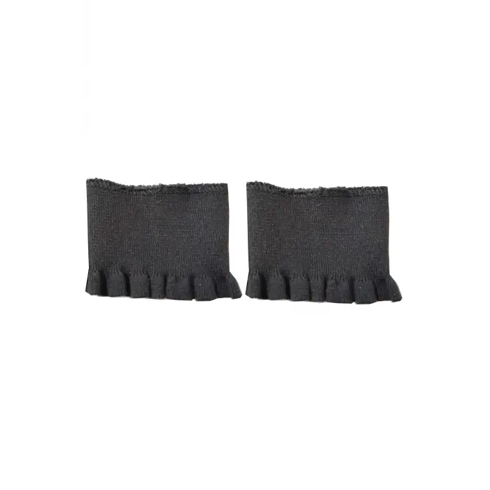 Ribana Triko Fırfırlı Lastikli Ribana Esnek Özel Tasarım Kol Manşet