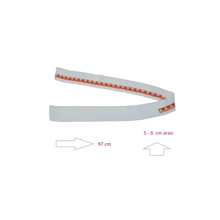 Ribana Kumaş Triko Dokuma Ön Bant Manşet Kol Bantı 2 Adet Fiyatıdır