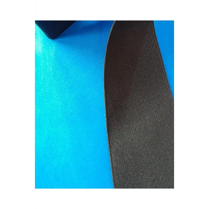 Dokuma Lastik 25 Metre 5 Santim Siyah Dokuma Eşofman Şort Paça Don Ve Bel Lastiği Siyah