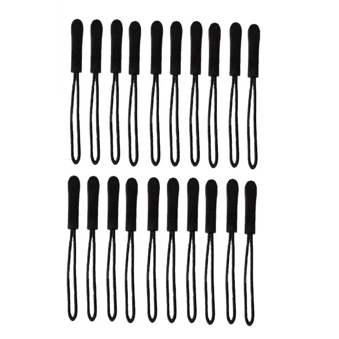 Elcik Başlığı 20 Adet Fermuar Başlığı Mont Çanta Fermuar Başlık Elciği