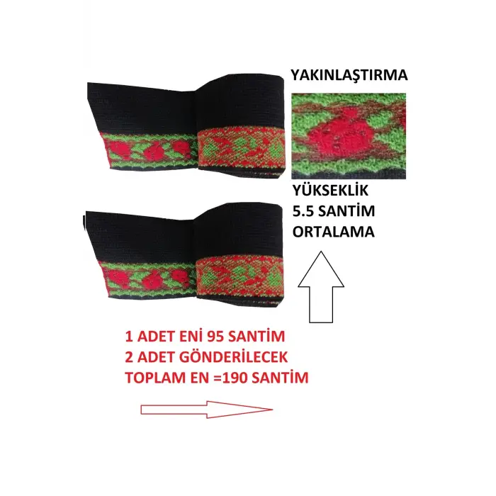 2 adet triko ribana uzun bant ölçüleri resimdedir detaylar açıklamadadır