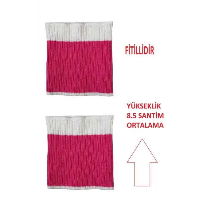 2 adet ribana triko kol bandı fitilli