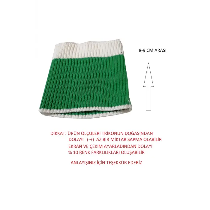 2 adet ribana triko kol bandı fitilli