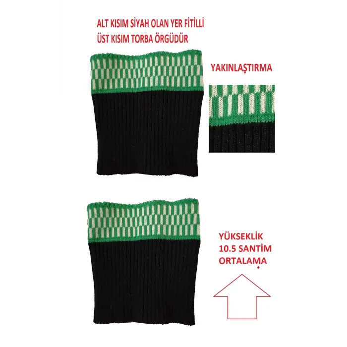 2 adet triko ribana kol bandıaltı fitilli üstü torba örgü açıklamalar resimlerde