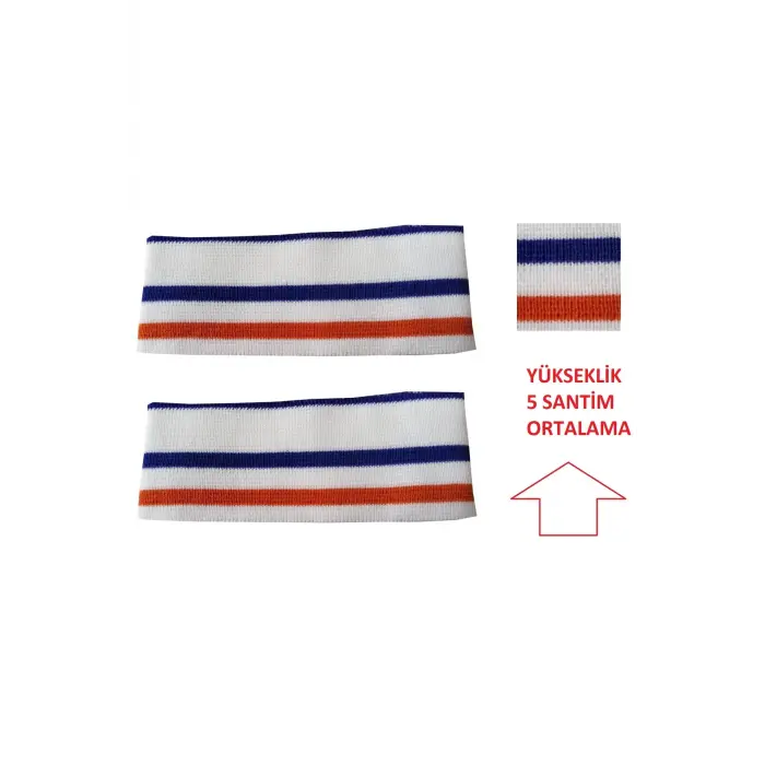 2 adet triko ribana kol manşeti ölçüleri resimlerde ve açıklamalardadır