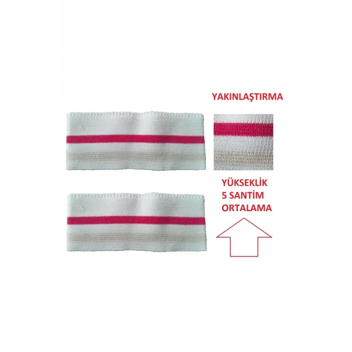 2 adet triko ribana kol manşeti ölçüleri resimlerde ve açıklamalardadır