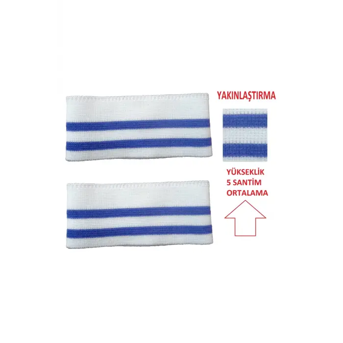 2 adet triko ribana kol manşeti ölçüleri resimlerde ve açıklamalardadır