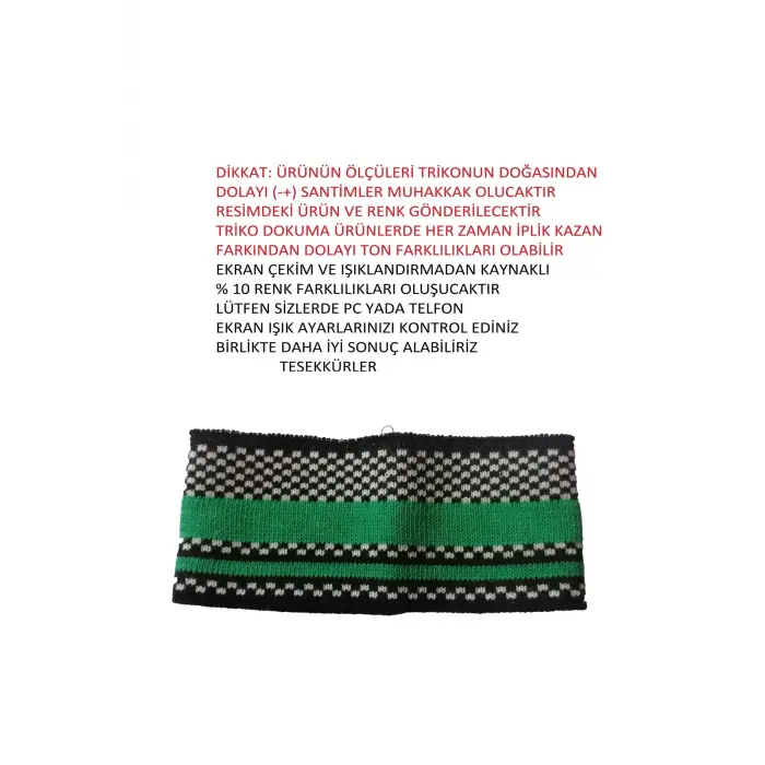 2 adet triko ribana kol manşeti ölçüleri resimlerde ve açıklamalardadır