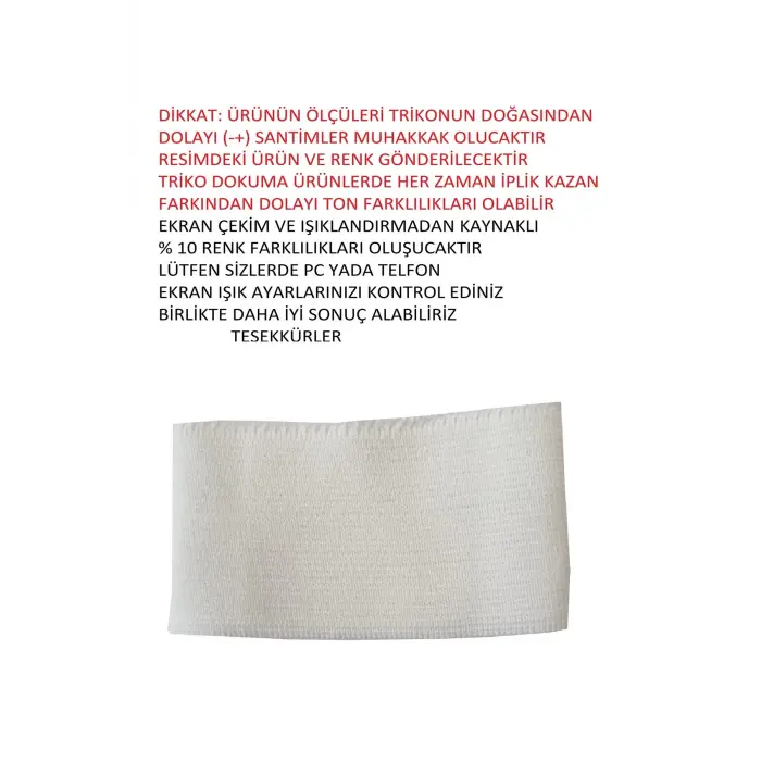 2 adet triko ribana kol manşeti ölçüleri resimlerde ve açıklamalardadır