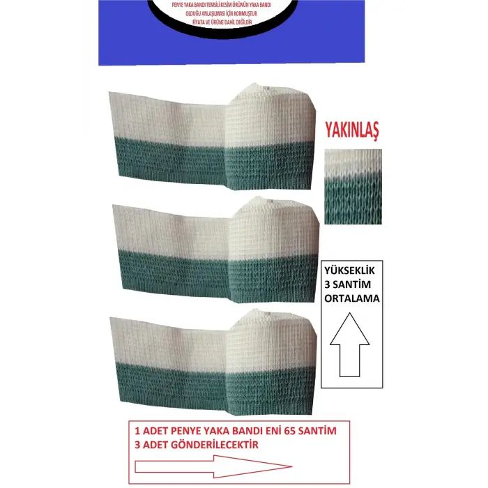 3 Adet Triko Yaka Bandı Penyeler İçin Üretilmiştir Ürünün Özellikleri Resimlerde ve Açıklamaladadır