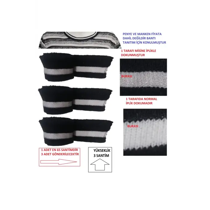 3 Adet Triko Unisex Penye Yaka Ribanası 2 Tarafıda Kullanıma Uygundur Detaylar Resimlerde Açıklamada