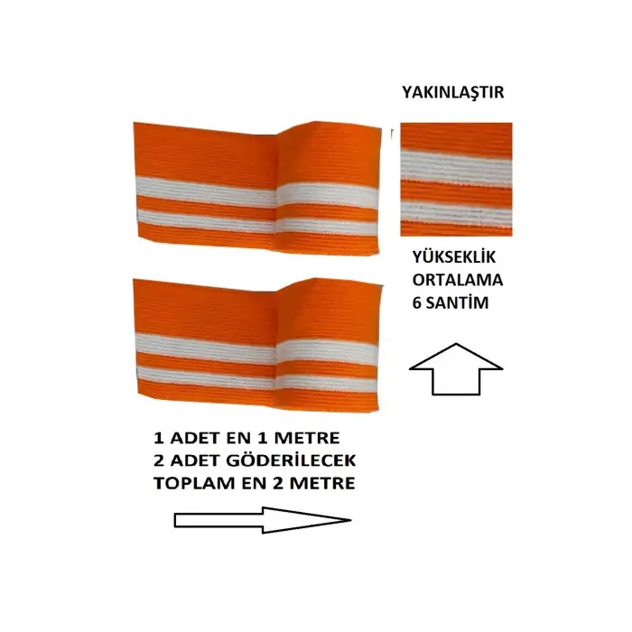 2 adet triko ribana uzun bant ölçüleri resimdedir detaylar açıklamadadır portakal beyaz