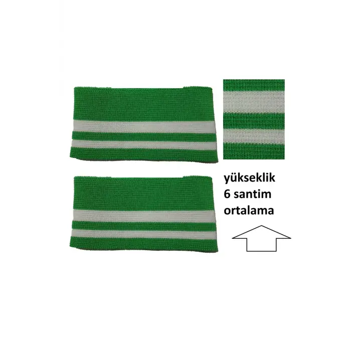 2 adet triko ribana kol manşeti ölçüleri resimlerde ve açıklamalardadır