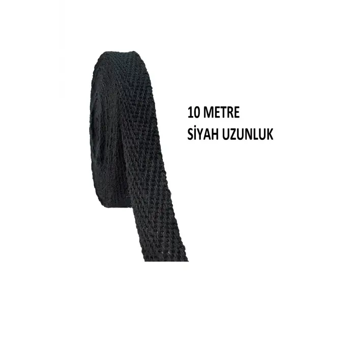 Ekstrafor Şerit 10 Metre Siyah 10 Metre Beyaz 1 Santim Genişlik Toplam 20 Metre