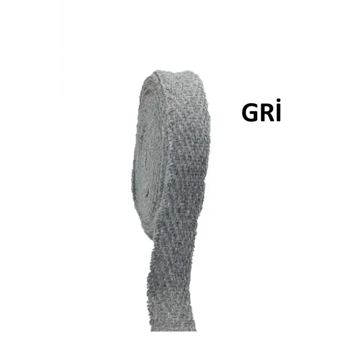 Şerit Ekstrafor Pamuklu Gri 1 cm x 20 m