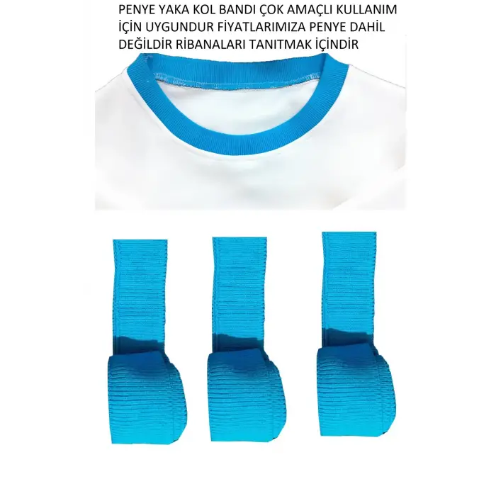Penye Yaka Kol Bandı Ribana Seti 3 Adet Fiyatı (TRİKO DOKUMA) Çok Amaçlı Hobi Ribana Kumaş Bant