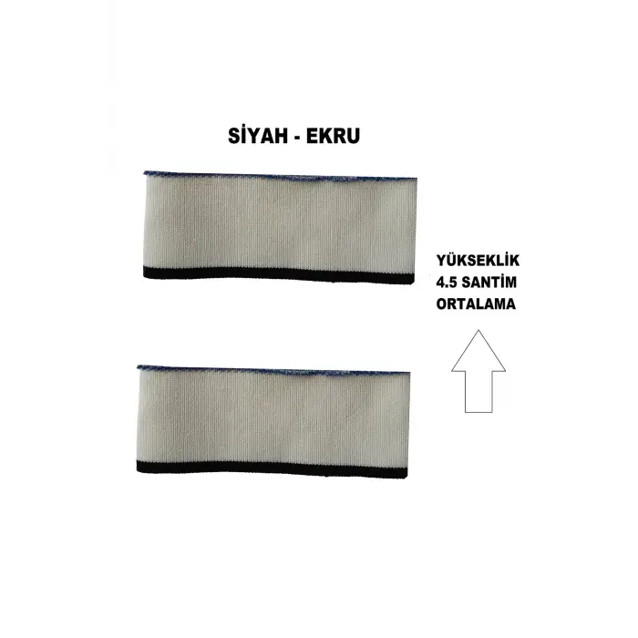 2 adet triko ribana kol bandı manşeti