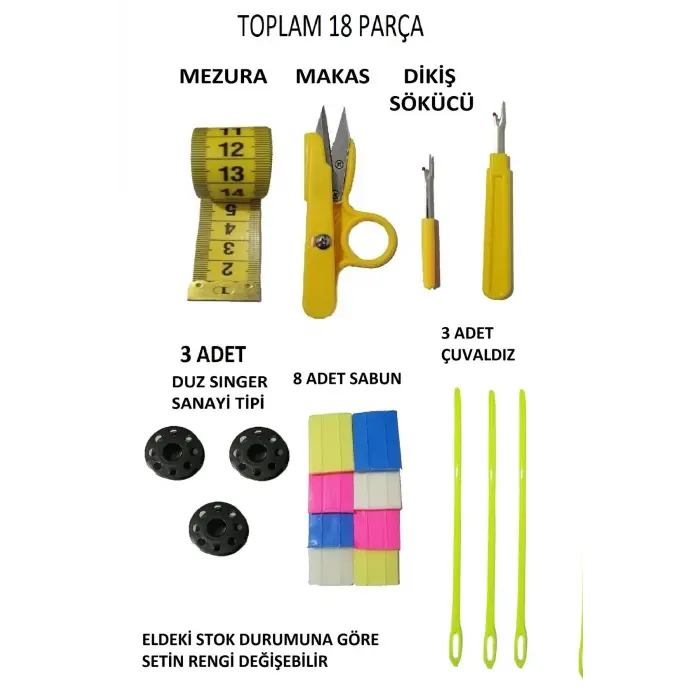 hobi makas mezura terzi seti paketi