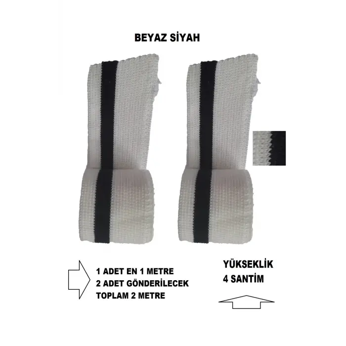 Ribana Kumaş (TRİKO DOKUMA) Çizgili hobi Tasarım Malzemesi Ribana Uzun Şerit Bant (2 ADET)