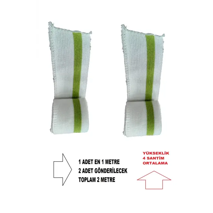 Ribana Kumaş (TRİKO DOKUMA) Çizgili hobi Tasarım Malzemesi Ribana Uzun Şerit Bant (2 ADET)