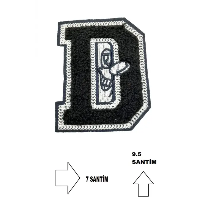 arma yama nakış kiti kolej ceketi için dikişle dikilebilir hobi tasarım malzemesi ( 2 adet )