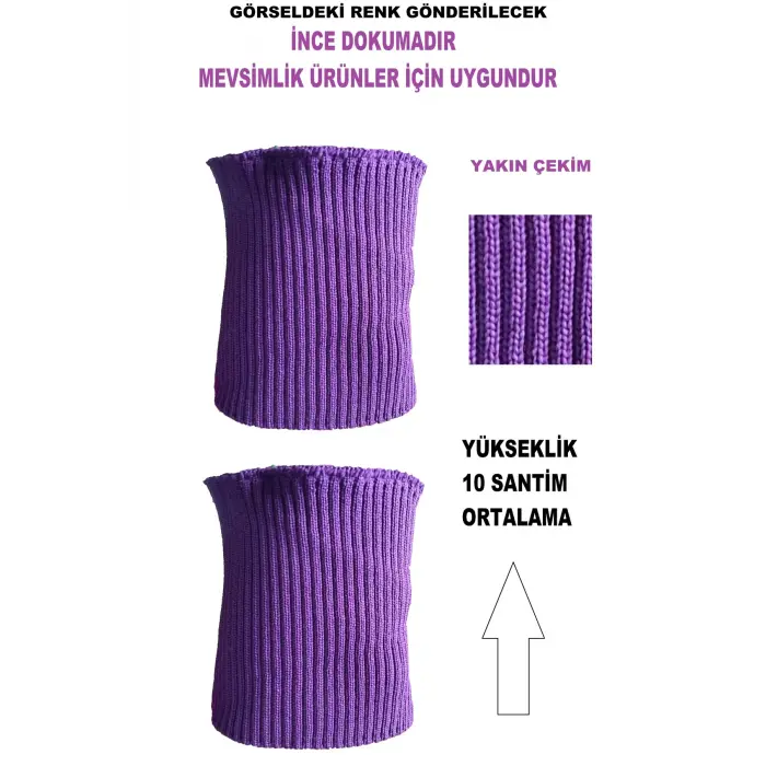 2X1 fitilli triko dokuma kol bandı manşeti hobi tasarım malzemesi