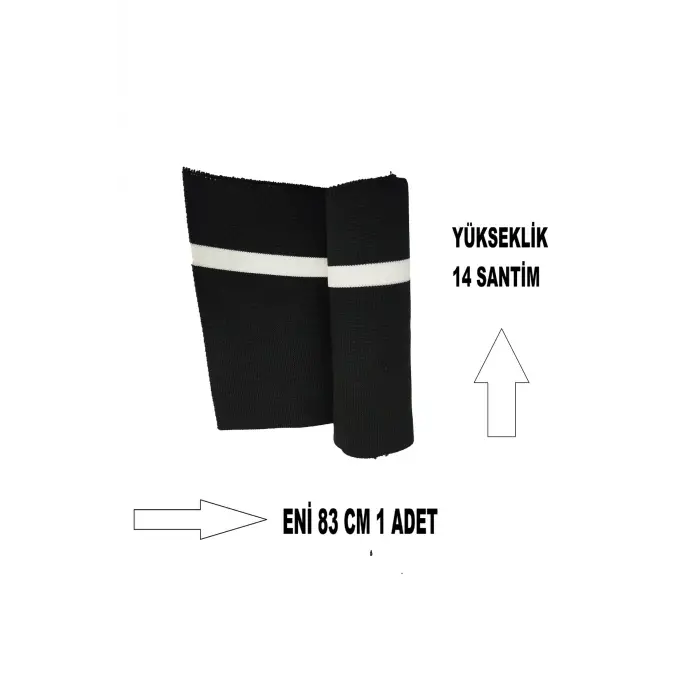 1 Adet Triko Ribana Uzun Şerit Bant Çok Amaçlı ( Eni 83 Santim Yükseklik 14 Santim ) L32