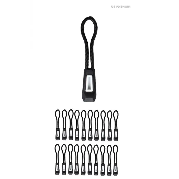 20 Adet Fermuar Elcik Fermuar Çekme İpi Fermuar Ucu