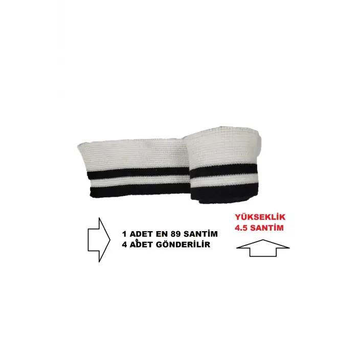 4 Adet Triko Ribana Çok Amaçlı Uzun Şerit Bant T 530