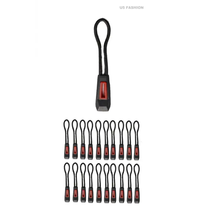 20 Adet Fermuar Elcik Fermuar Çekme İpi Fermuar Ucu