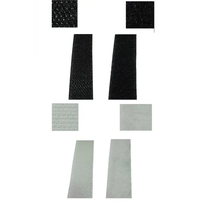 cırt cırt bant dikilebilir tamir bandı takımı 2 santim genişlik 150 santim beyaz 150 santim siyah