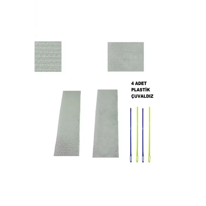 Genişlik 3 Santim Cırt Cırt Dikilebilir Tek Taraflı Tamir Bandı 3 Metre Boyu ( Çuvaldız Hediye )