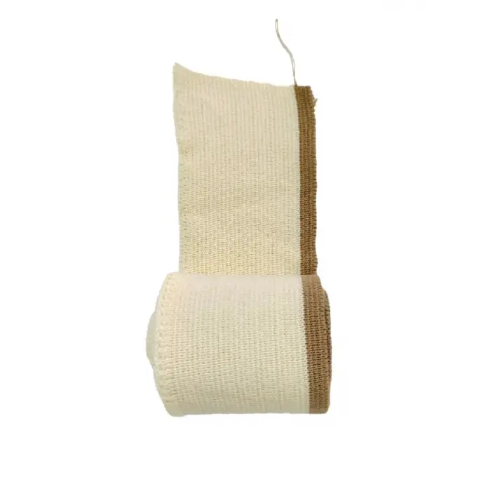 Ribana Bant Başlangıç Kahverengi Üstü Ham Pamuk Dokuma Eni 92 cm Boy 5 cm 2 Adet T564